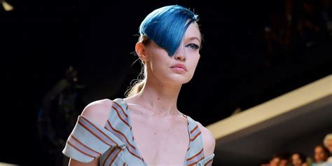 Gigi, Bella And Kendall Just Got Mermaid Blue Hair For Fendi